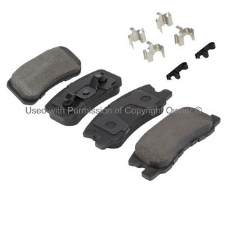 Quality-Built® - Premium New Semi-Metallic Rear Disc Brake Pads