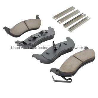 Quality-Built® - Premium New Ceramic Rear Disc Brake Pads