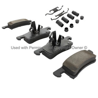 Quality-Built® - Premium New Ceramic Rear Disc Brake Pads