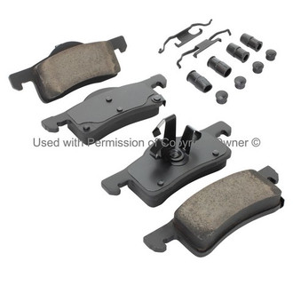 Quality-Built® - Premium New Semi-Metallic Rear Disc Brake Pads