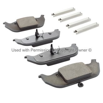 Quality-Built® - Premium New Semi-Metallic Rear Disc Brake Pads