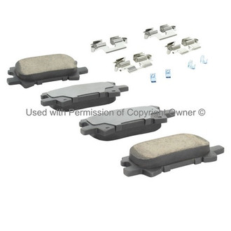 Quality-Built® - Premium New Ceramic Rear Disc Brake Pads