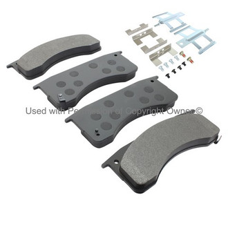 Quality-Built® - Premium New Semi-Metallic Disc Brake Pads