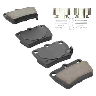 Quality-Built® - Premium New Semi-Metallic Rear Disc Brake Pads
