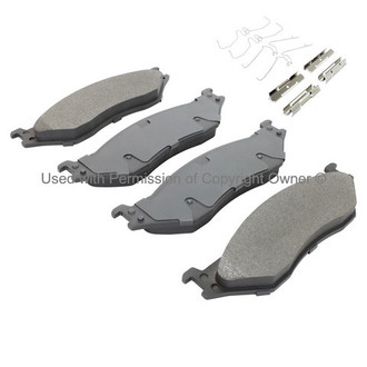 Quality-Built® - Premium New Semi-Metallic Rear Disc Brake Pads