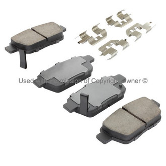 Quality-Built® - Premium New Ceramic Rear Disc Brake Pads