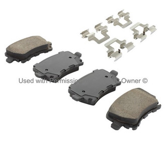 Quality-Built® - Premium New Semi-Metallic Rear Disc Brake Pads