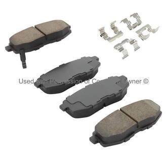 Quality-Built® - Premium New Ceramic Rear Disc Brake Pads
