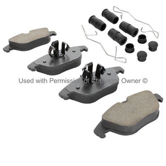 Quality-Built® - Premium New Ceramic Rear Disc Brake Pads