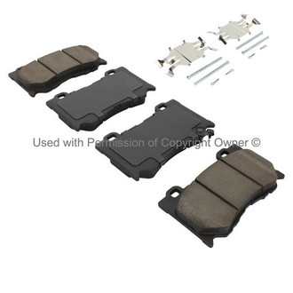 Quality-Built® - Premium New Ceramic Front Disc Brake Pads