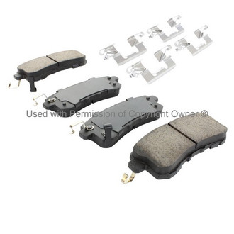 Quality-Built® - Premium New Ceramic Rear Disc Brake Pads