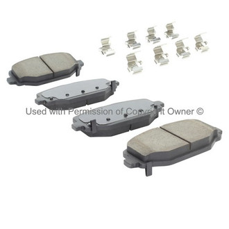 Quality-Built® - Premium New Ceramic Rear Disc Brake Pads