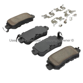 Quality-Built® - Premium New Ceramic Rear Disc Brake Pads