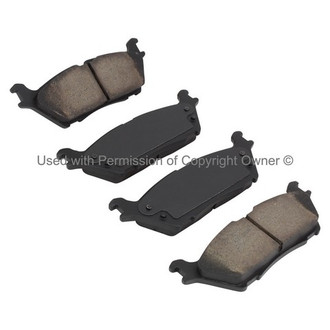 Quality-Built® - Premium New Ceramic Rear Disc Brake Pads