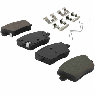 Quality-Built® - Premium New Semi-Metallic Rear Disc Brake Pads