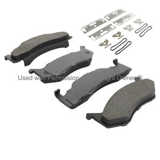 Quality-Built® - Work Force New Semi-Metallic Front Disc Brake Pads