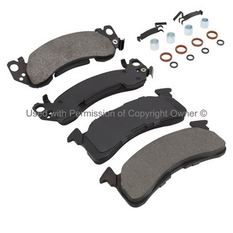 Quality-Built® - Work Force New Semi-Metallic Front Disc Brake Pads