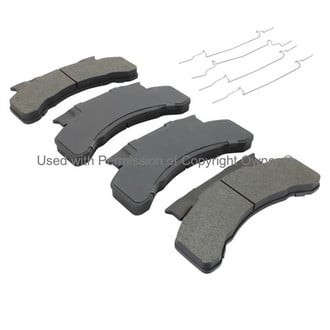 Quality-Built® - Work Force New Semi-Metallic Rear Disc Brake Pads