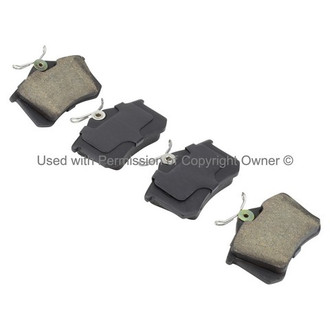 Quality-Built® - Work Force New Semi-Metallic Rear Disc Brake Pads