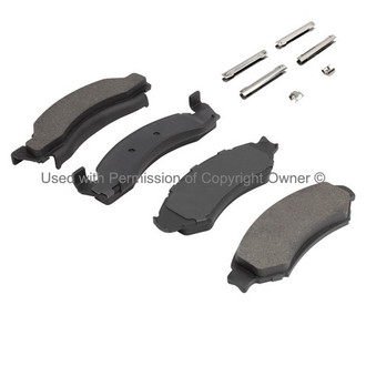 Quality-Built® - Work Force New Semi-Metallic Front Disc Brake Pads