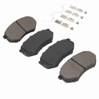 Quality-Built® - Work Force New Semi-Metallic Front Disc Brake Pads