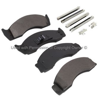 Quality-Built® - Work Force New Semi-Metallic Rear Disc Brake Pads