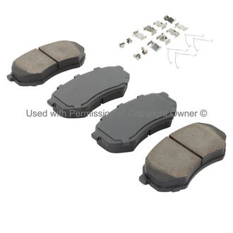 Quality-Built® - Work Force New Semi-Metallic Front Disc Brake Pads
