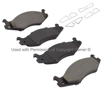 Quality-Built® - Work Force New Semi-Metallic Rear Disc Brake Pads