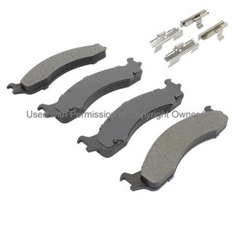 Quality-Built® - Work Force New Semi-Metallic Front Disc Brake Pads