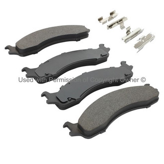Quality-Built® - Work Force New Semi-Metallic Front Disc Brake Pads
