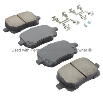 Quality-Built® - Work Force New Semi-Metallic Front Disc Brake Pads