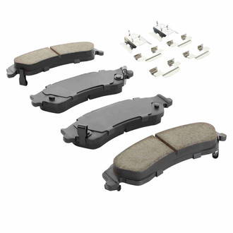 Quality-Built® - Work Force New Semi-Metallic Rear Disc Brake Pads