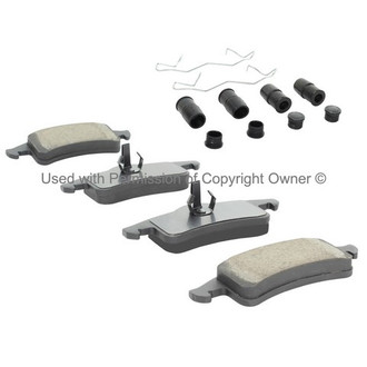 Quality-Built® - Work Force New Semi-Metallic Rear Disc Brake Pads