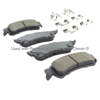 Quality-Built® - Work Force New Semi-Metallic Rear Disc Brake Pads