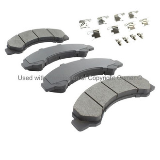 Quality-Built® - Work Force New Semi-Metallic Front Disc Brake Pads