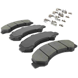 Quality-Built® - Work Force New Semi-Metallic Front Disc Brake Pads