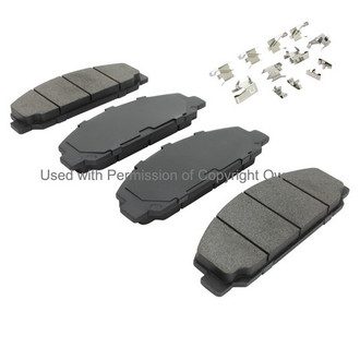 Quality-Built® - Work Force New Semi-Metallic Front Disc Brake Pads