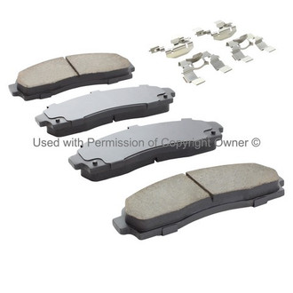 Quality-Built® - Work Force New Semi-Metallic Front Disc Brake Pads