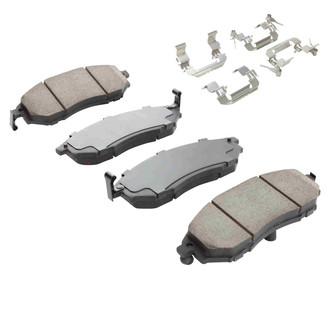 Quality-Built® - Work Force New Semi-Metallic Front Disc Brake Pads