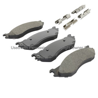 Quality-Built® - Work Force New Semi-Metallic Rear Disc Brake Pads