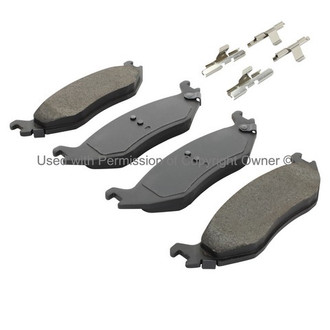 Quality-Built® - Work Force New Semi-Metallic Rear Disc Brake Pads