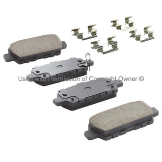 Quality-Built® - Work Force New Semi-Metallic Rear Disc Brake Pads