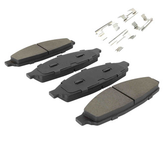 Quality-Built® - Work Force New Semi-Metallic Front Disc Brake Pads