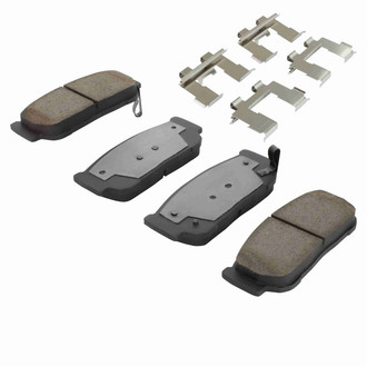 Quality-Built® - Work Force New Semi-Metallic Rear Disc Brake Pads