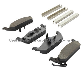 Quality-Built® - Work Force New Semi-Metallic Rear Disc Brake Pads