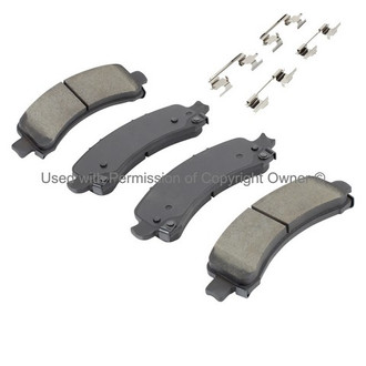 Quality-Built® - Work Force New Semi-Metallic Rear Disc Brake Pads