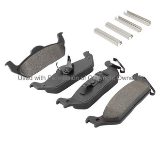 Quality-Built® - Work Force New Semi-Metallic Rear Disc Brake Pads