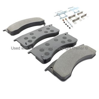 Quality-Built® - Work Force New Semi-Metallic Front Disc Brake Pads