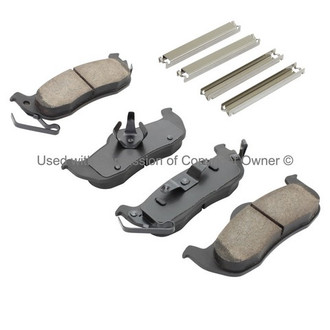 Quality-Built® - Work Force New Semi-Metallic Rear Disc Brake Pads