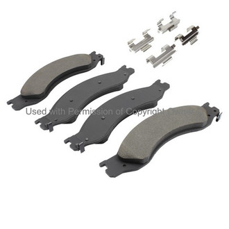Quality-Built® - Work Force New Semi-Metallic Rear Disc Brake Pads